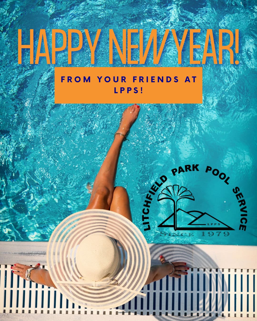 Happy New Year from Litchfield Park Pool Service image