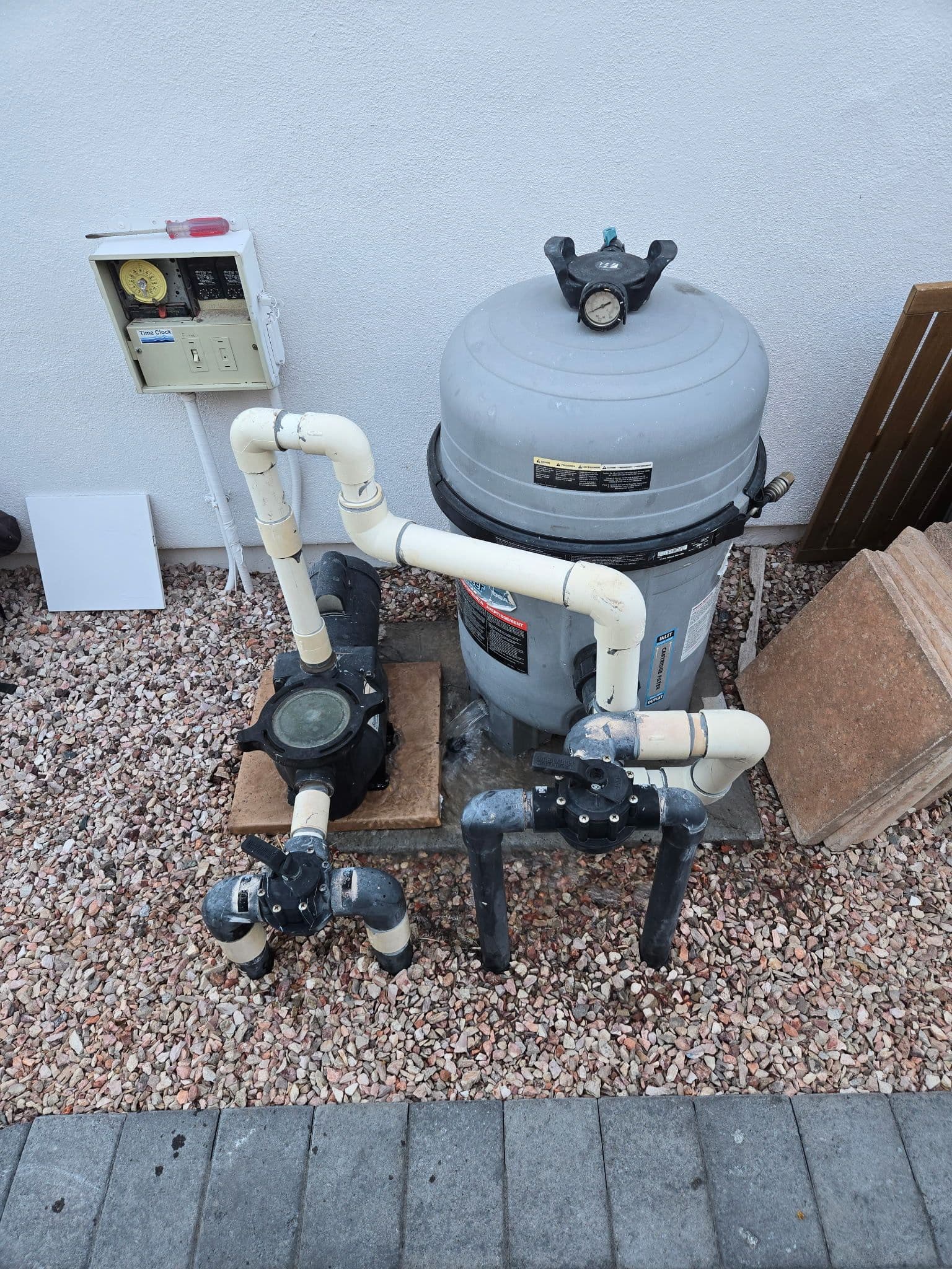 New Pool Filter and Variable Speed Pump Installation image