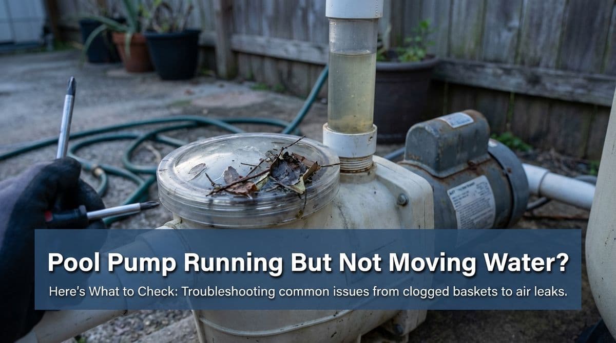 Featured post - Pool Pump Running But Not Moving Water? Here’s What to Check