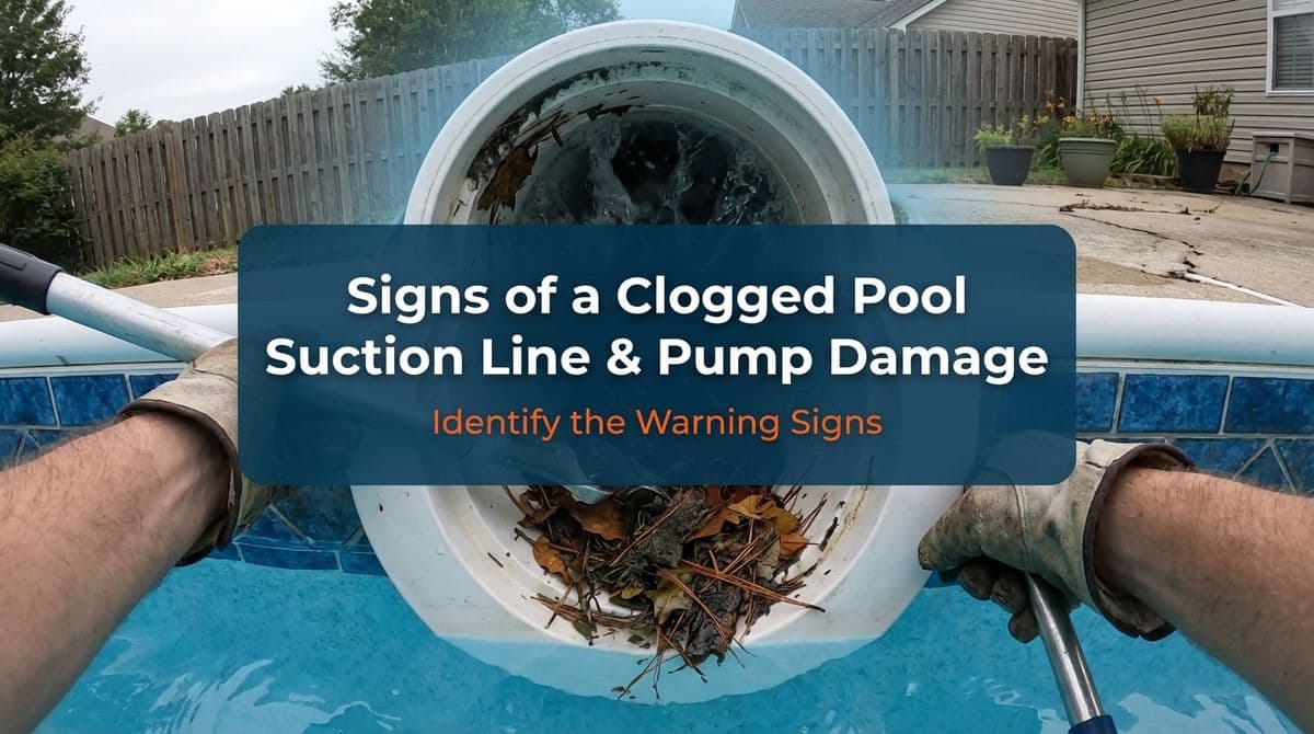 Blog post Signs of a Clogged Pool Suction Line & Pump Damage image
