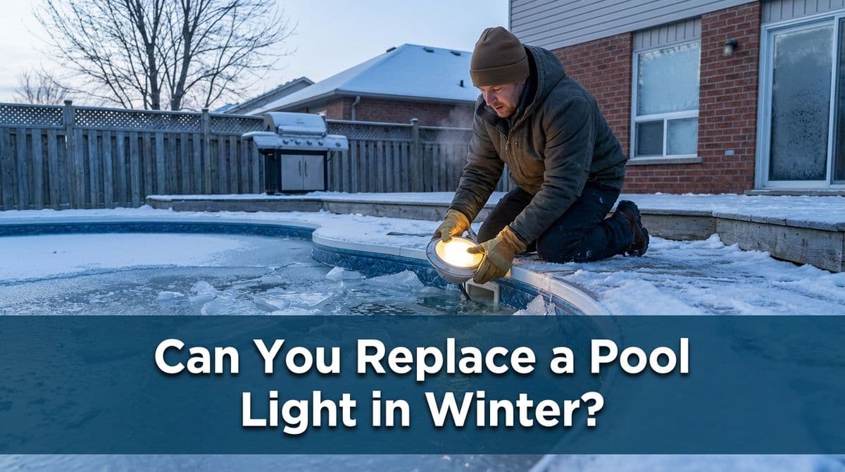 Blog post Can You Replace a Pool Light in Winter? image
