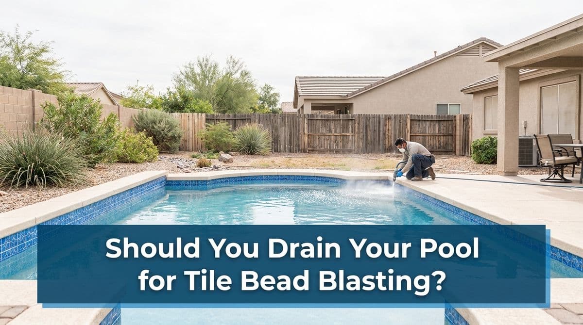 Blog post Should You Drain Your Pool for Tile Bead Blasting? image