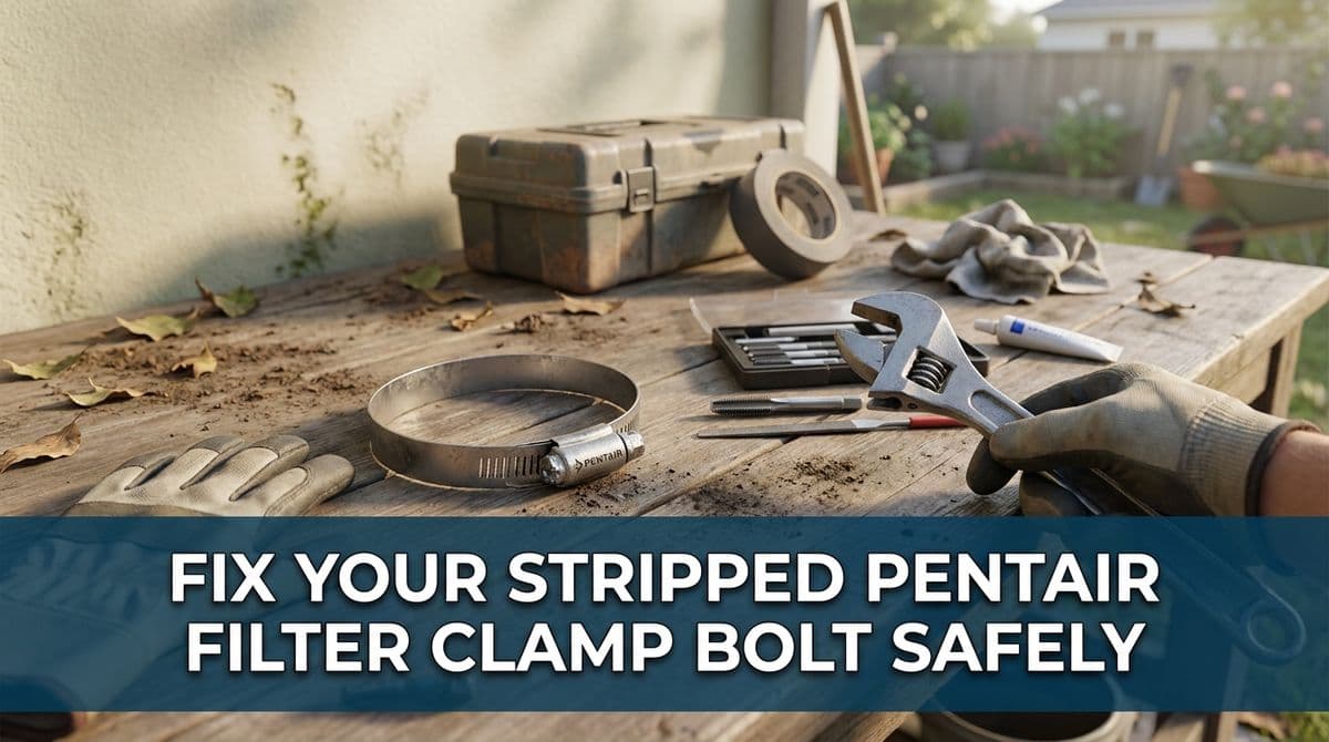 How We Fix a Stripped Pentair Filter Clamp Bolt Safely image