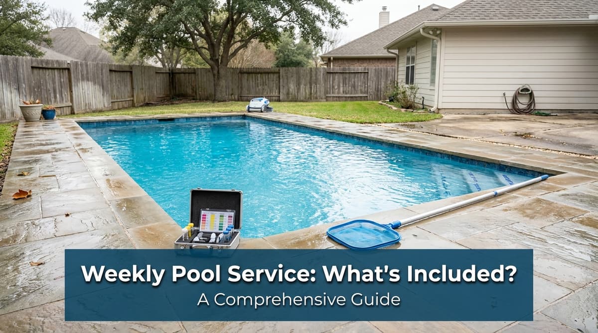 Blog post Weekly Pool Service: What’s Included and What’s Extra? image