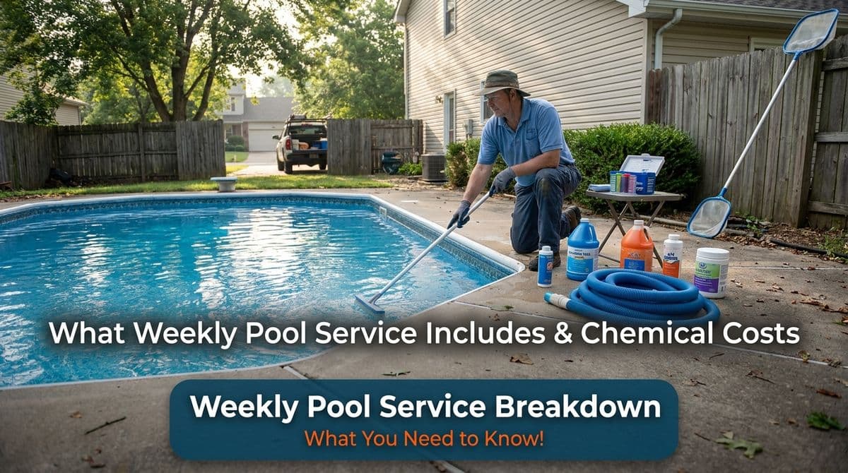 What Weekly Pool Service Includes & Chemical Costs image